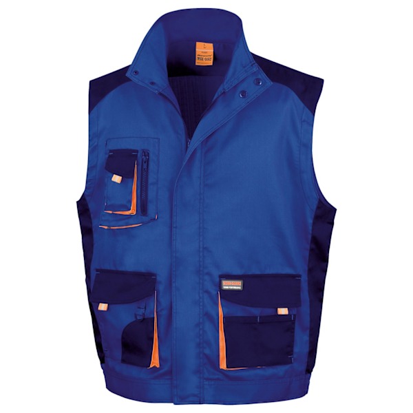 Result Work-Guard Mens Lite Gilet 4XL Grå/Svart Grey/Black 4XL