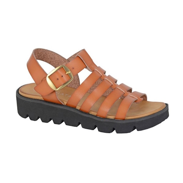 Cipriata Dam/Dam Azia T-Bar Sandaler 6 UK Tan Tan 6 UK