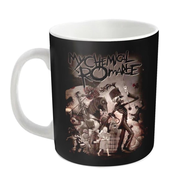 My Chemical Romance The Black Parade Mug En Storlek Vit/Svart/B White/Black/Brown One Size