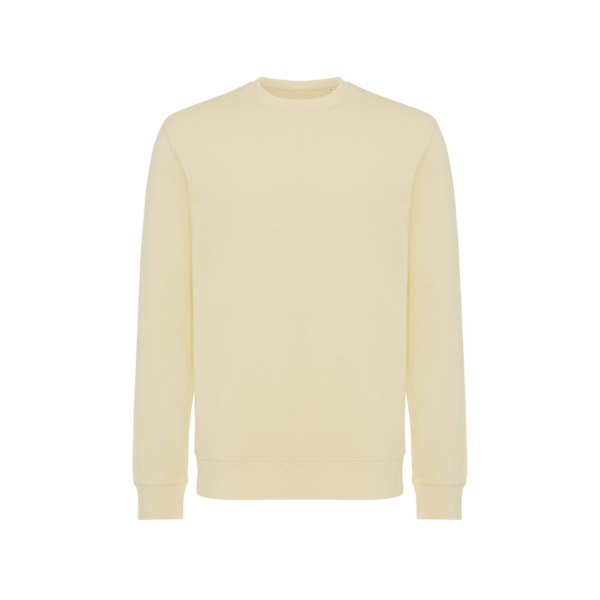 Iqoniq Unisex Vuxen Etosha Återvunnen Bomull Lätt Sweatshirt Cream Yellow XS