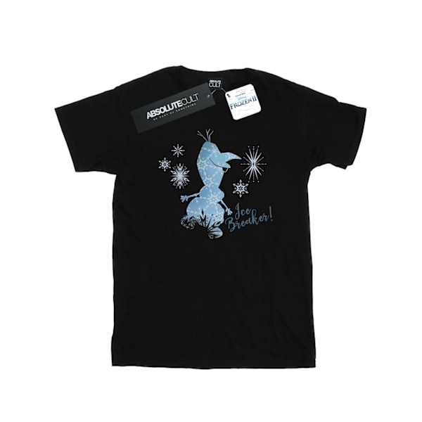 Disney Dam/Damer Frozen 2 Olaf Ice Breaker Bomull Boyfriend Black XL