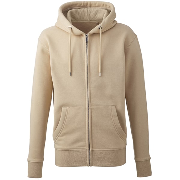 Anthem Mens Organic Full Zip Hoodie S Desert Sand Desert Sand S