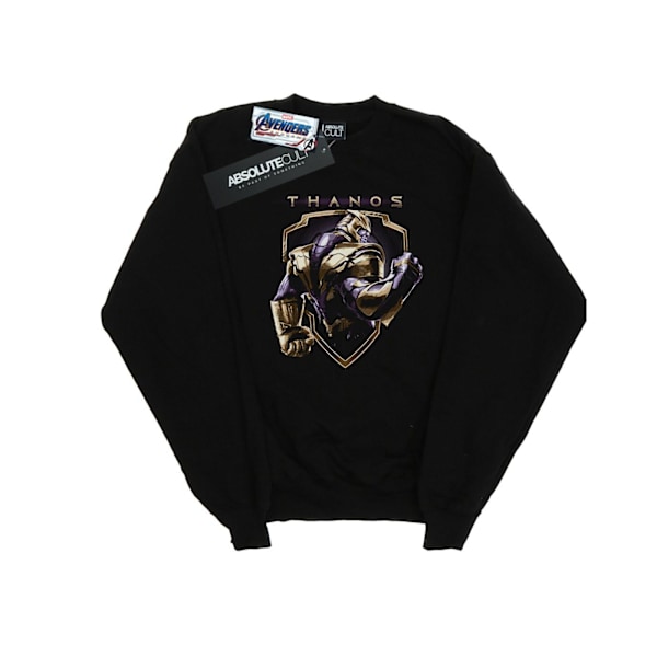 Marvel Herr Avengers Endgame Thanos Shield Sweatshirt 3XL Svart Black 3XL