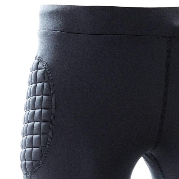 Precision Unisex Vuxen Vadderad Baselayer Målvakt Termisk Legging Black/Silver XS