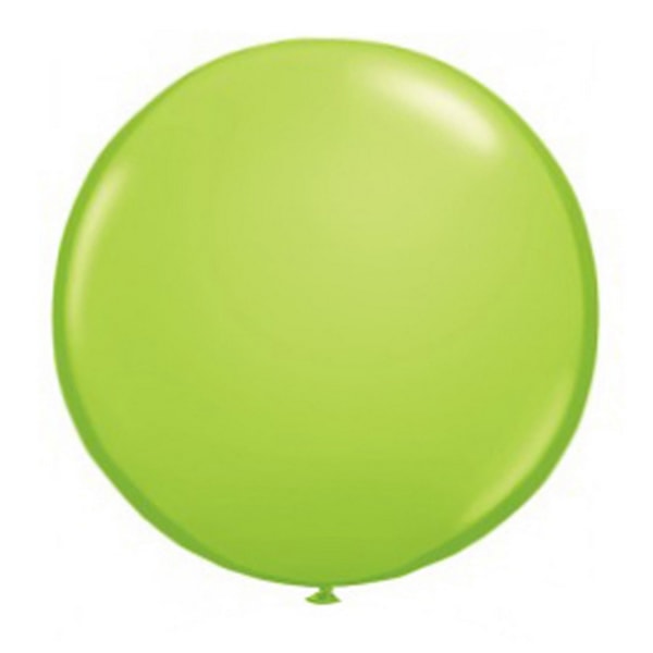 Qualatex 16 tums runda enfärgade latexballonger (50 pack) en one size Lime Green One Size