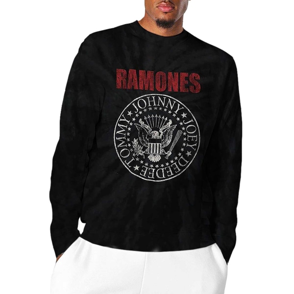 Ramones Unisex Vuxen Presidential Seal långärmad T-shirt LB Black L