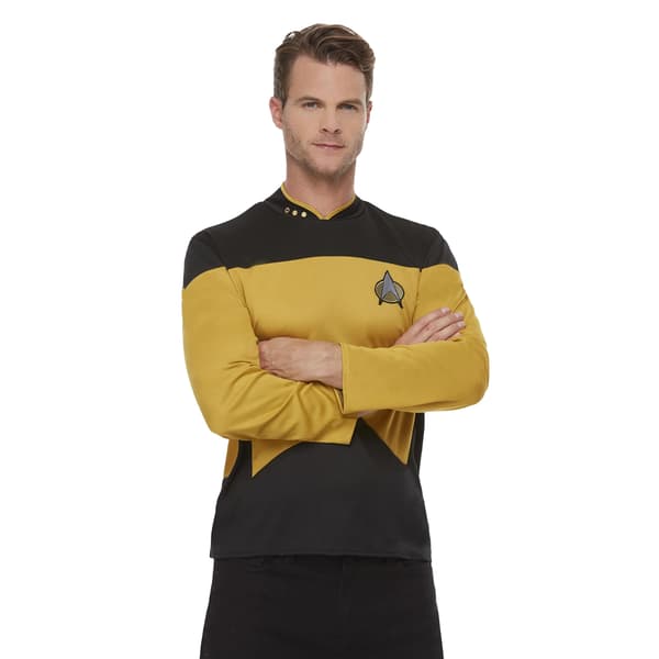 Star Trek: The Next Generation Unisex Vuxen Operationsuniform Yellow/Black M