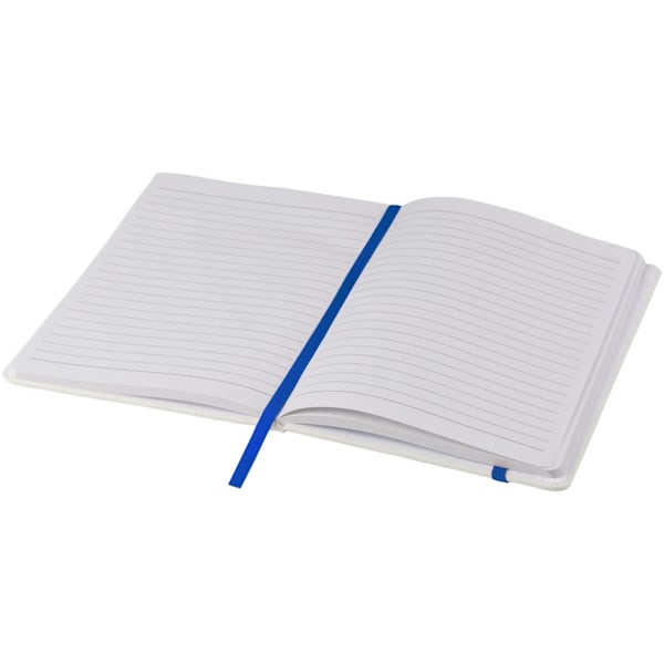 Bullet A5 Spectrum Notebook med elastisk rem En storlek Vit/R White/Royal Blue One Size