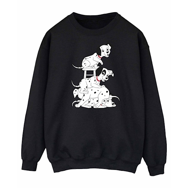 101 Dalmatiner Dam/Dam Stol Sweatshirt XXL Svart Black XXL