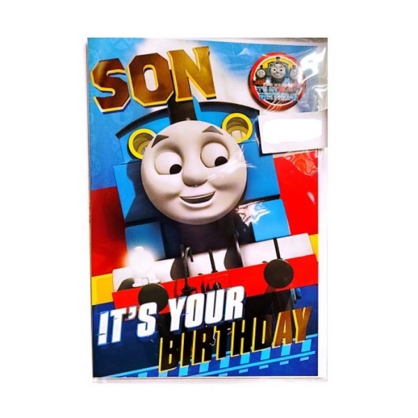 Thomas & vänners son är din födelsedag födelsedag hälsningskort Multicoloured One Size