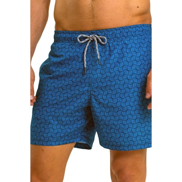 RIPT Essentials Herrar Swirl Print Baddräktsshorts XL Blå Blue XL