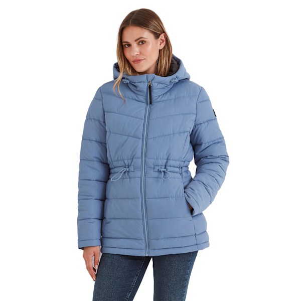 TOG24 Dam Anthorn Vadderad Parka 10 UK Misty Blue Misty Blue 10 UK