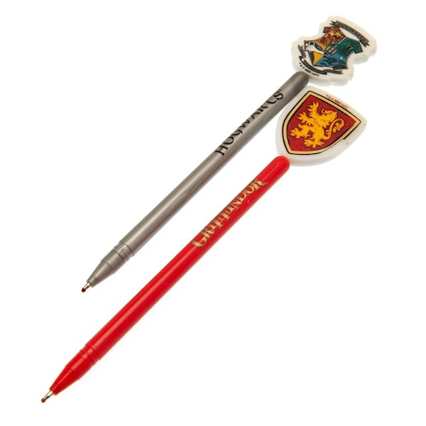 Harry Potter pennset (2-pack) One Size Röd/Silver Red/Silver One Size