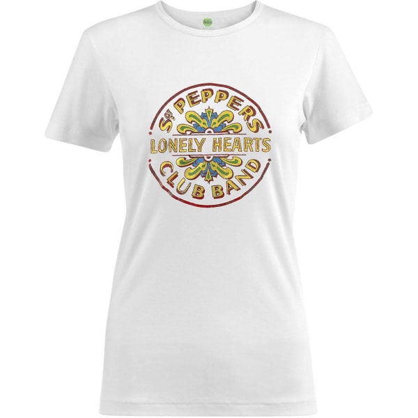 The Beatles Dam/Dam Sgt Pepper Drum T-shirt L Vit White L