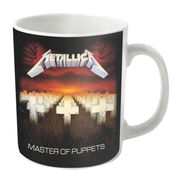 Metallica Master Of Puppets Mugg En one size Vit White One Size