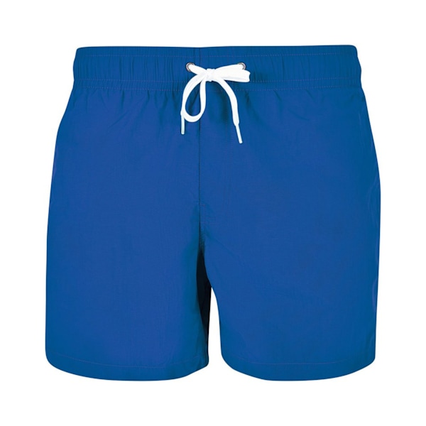Bygg ditt varumärke badshorts för män M koboltblå Cobalt Blue M