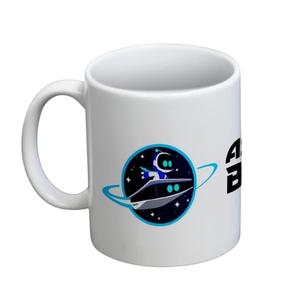 Astro Bot Icon Mugg En Storlek Vit White One Size