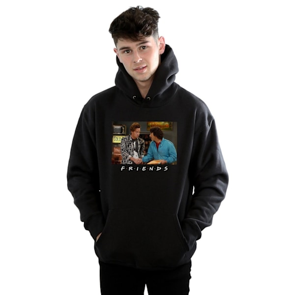 Friends Herr Ross Och Chandler Handshake Hoodie XXL Svart Black XXL