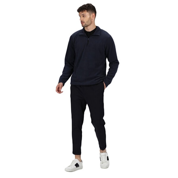 Regatta Herr Micro Zip Neck Fleece Top M Mörkblå Dark Navy M