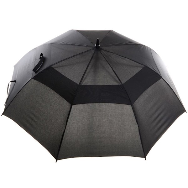 Drizzles Herr Auto Dubbel Baldakin Golf Paraply En Storlek Svart Black One Size