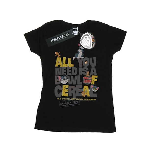 Tom And Jerry Dam/Dam All You Need Is Cotton T-Shirt S Bl Black S