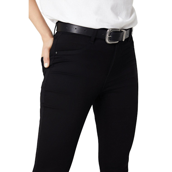 Dorothy Perkins Dam/Dam Skinny Ankle Grazer Jeans 10 UK R Black 10 UK R