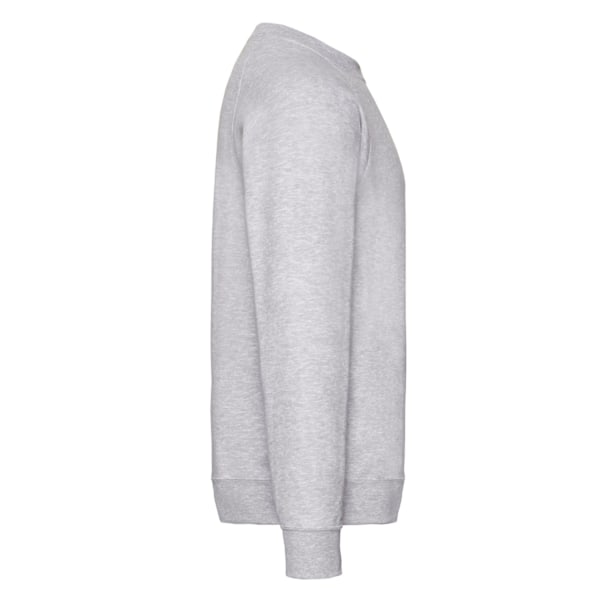 Fruit of the Loom Unisex Vuxen Klassisk Heather Raglan Sweatshirt Grey M