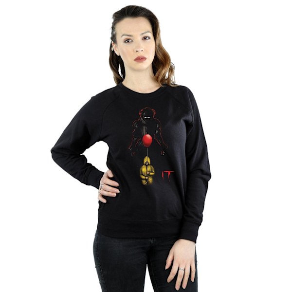 It Dam/Damer Pennywise Shadow Sweatshirt S Svart Black S