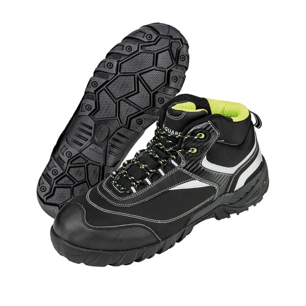 WORK-GUARD by Result Herr Blackwatch Nubuck Säkerhetskängor 7 UK B Black/Silver 7 UK