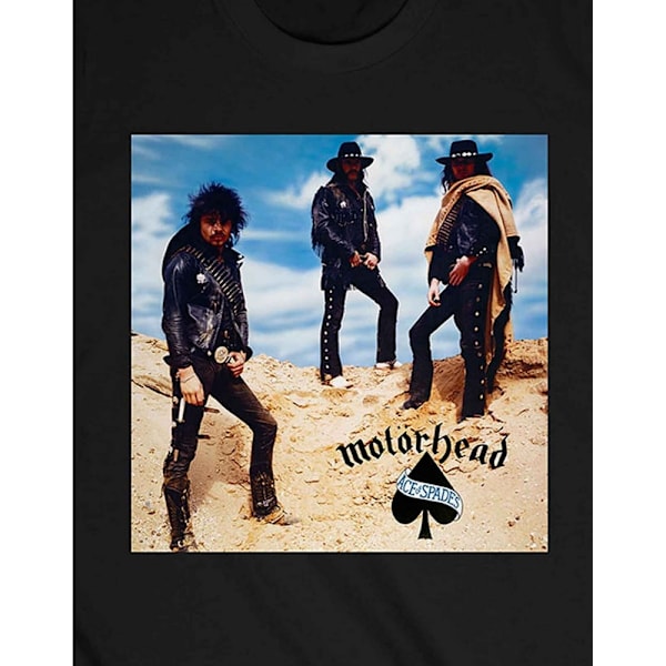 Motorhead Unisex Adult Ace Of Spades Track List T-Shirt L Svart Black L