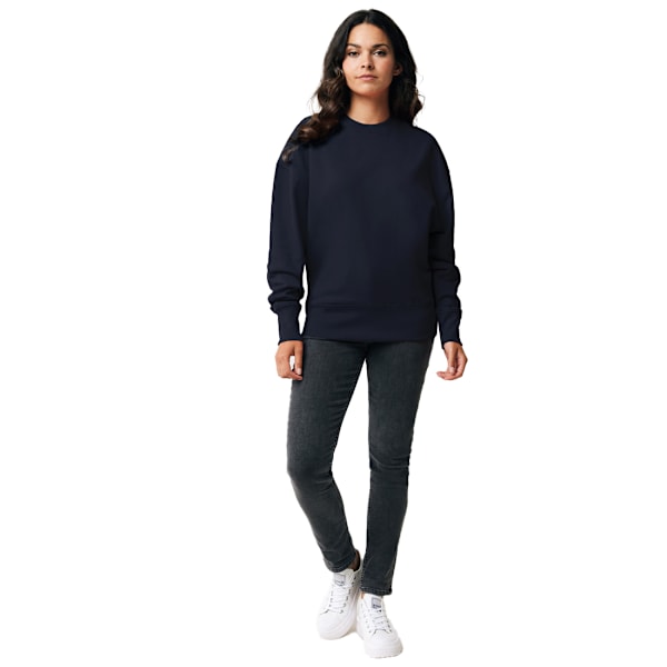 Iqoniq Unisex Vuxen Kruger Återvunnen Bomull Rundhals Avslappnad Passform Navy XXS