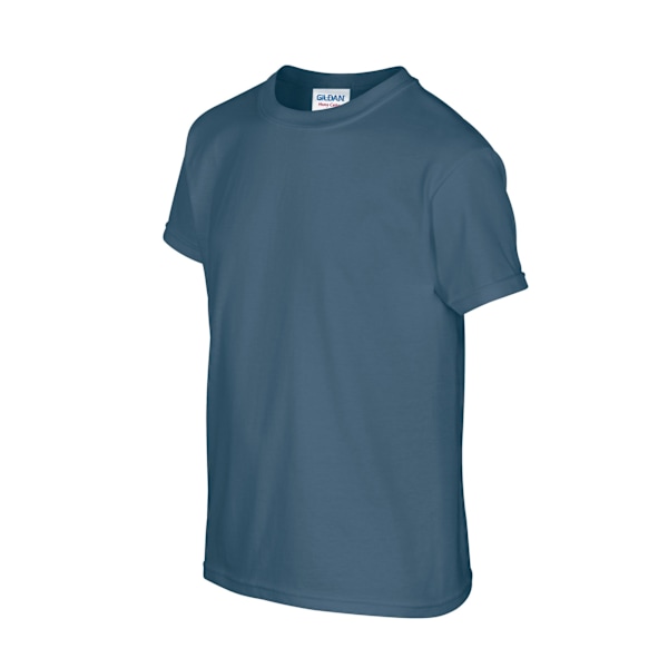 Gildan Barn/Barn Plain Bomull Tung T-shirt 3-4 År Indi Indigo 3-4 Years