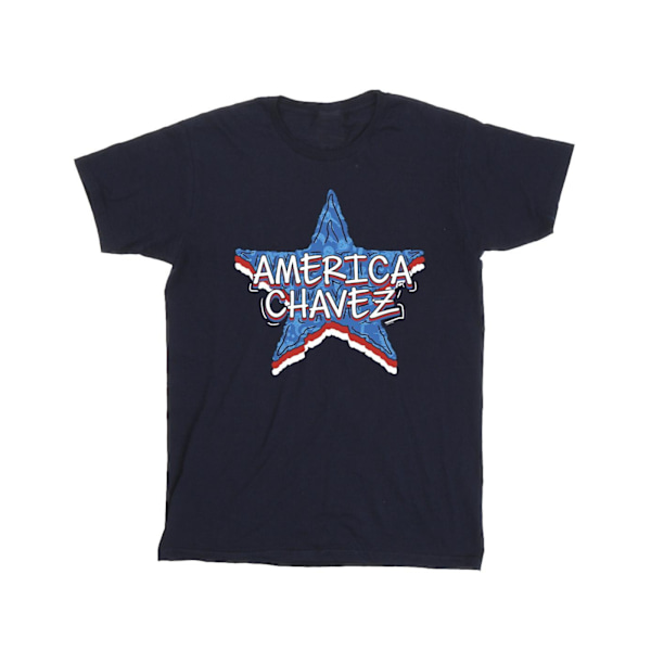 Marvel Boys Doctor Strange America Chavez T-shirt 3-4 år Marinblå Navy Blue 3-4 Years