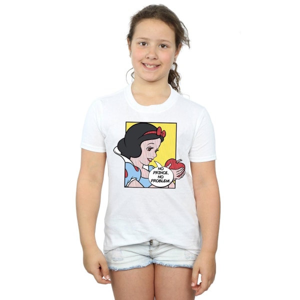 Disney Princess Girls Snow White Pop Art Bomull T-shirt 7-8 år White 7-8 Years