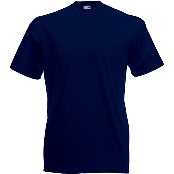 Herr Value Kortärmad Casual T-shirt Liten Midnattsblå Midnight Blue Small