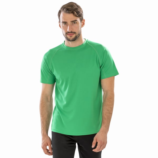 Spiro Mens Impact Aircool T-shirt S Irish Green Irish Green S