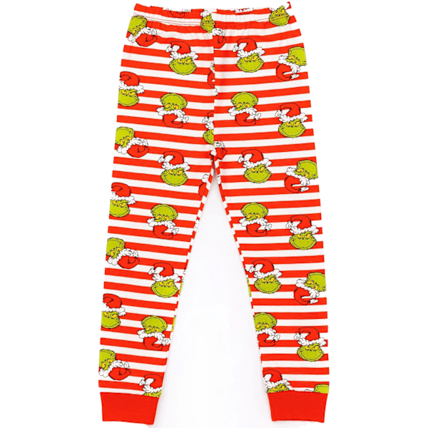 The Grinch Barn/Barn Slim Jul Lång Pyjamas Set 4-5 År Blue/Red/White 4-5 Years