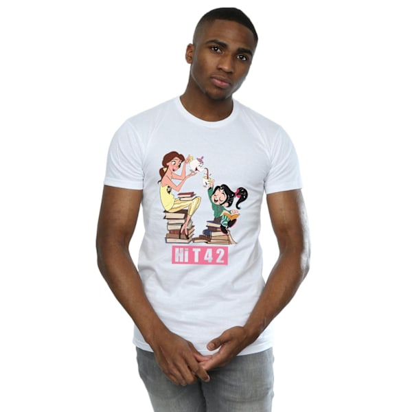 Disney Wreck It Ralph Belle och Vanellope T-shirt för män 4XL Vit White 4XL