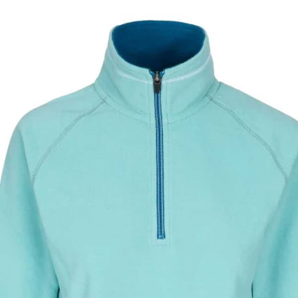 Trespass Sybil Half Zip Microfleece Top för flickor 9-10 år Teal Mist 9-10 Years