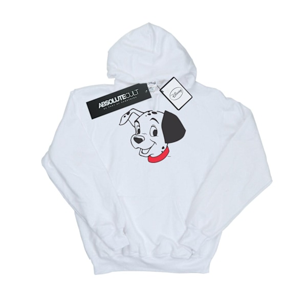 Disney Herr 101 Dalmatiner Dalmatinerhuvud Hoodie M Vit White M
