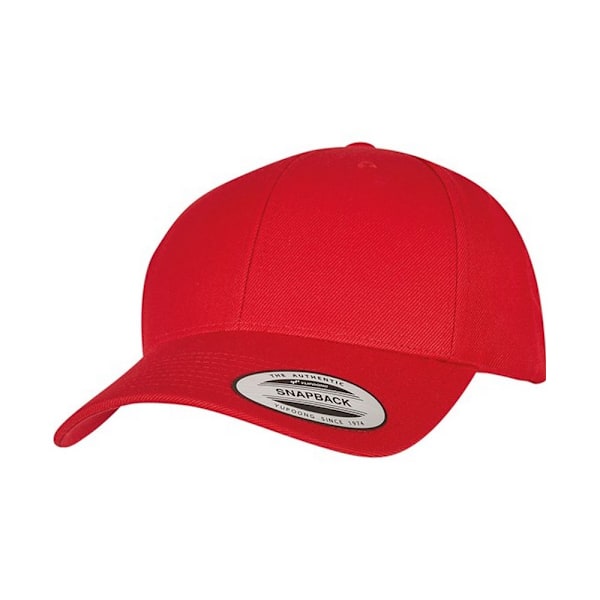 Flexfit Unisex Premium Snapback Cap One Size Röd Red One Size