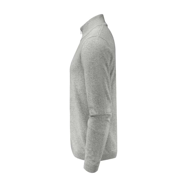 James Harvest Herr Ashland Stickad Kofta S Gråmelerad Grey Melange S