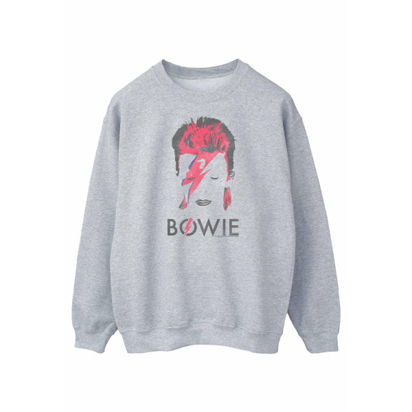 David Bowie Dam/Dam Aladdin Sane Distressed Sweatshirt M Sports Grey M