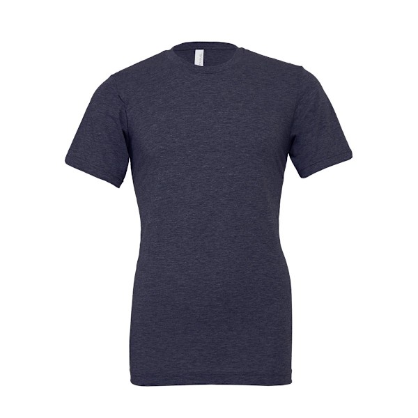 Bella + Canvas Unisex Heather CVC T-shirt XXL Heather Mi Heather Midnight Blue XXL