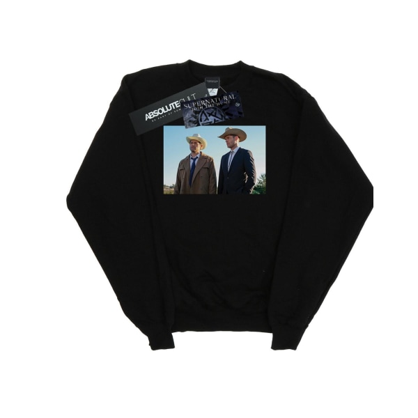 Supernatural Mens Stetson Boys Sweatshirt L Svart Black L