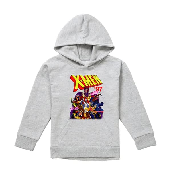 X-Men Barn/Kids 97 Comic Pull Over Hoodie 7-8 år Atletisk Athletic Heather 7-8 Years