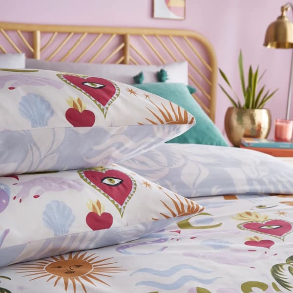 Furn Alchemy Abstract Påslakanset Dubbel Multifärgad Multicoloured Double