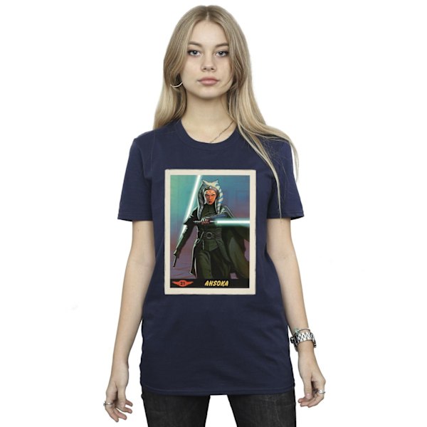 Star Wars Dam/Damer The Mandalorian Ahsoka Bomull Boyfriend Navy Blue M
