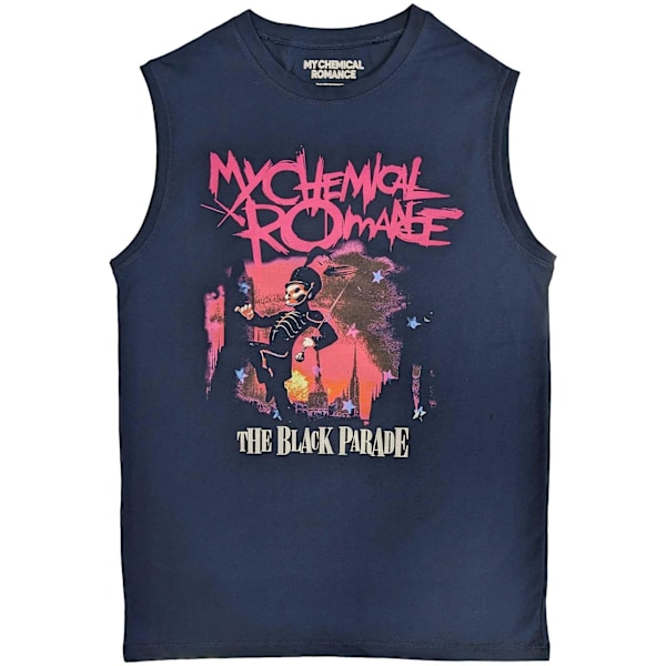 My Chemical Romance Unisex Vuxen March Bomull Tank Top S Marinblå B Navy Blue S