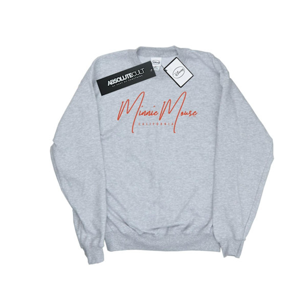 Disney Dam/Kvinnor Mickey Mouse Kalifornien Sweatshirt L Sport Sports Grey L